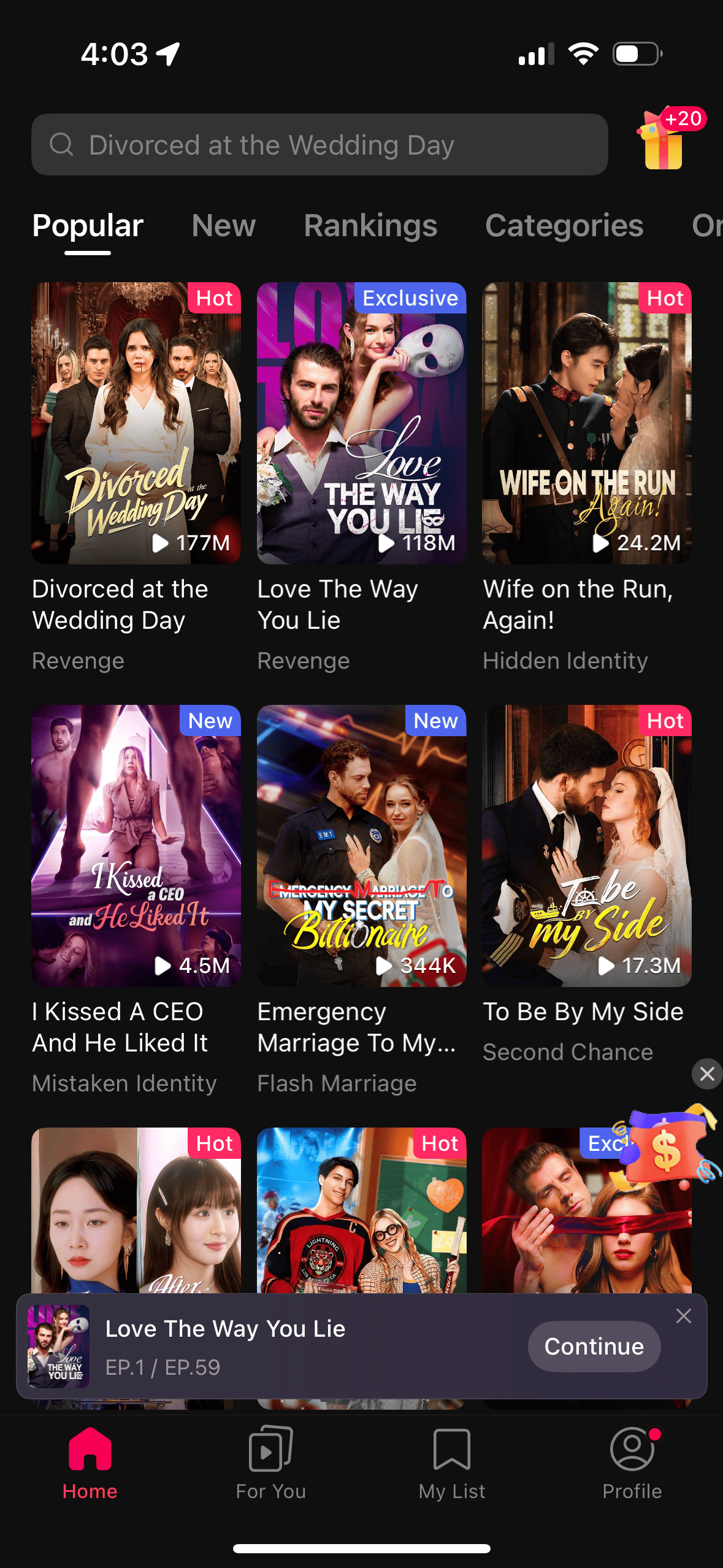 Home Screen Reference 1